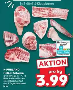 Kaufland K-PURLAND Halbes Schwein Angebot