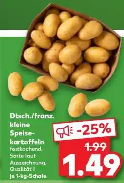 Kaufland Dtsch./franz. kleine Speisekartoffeln Angebot