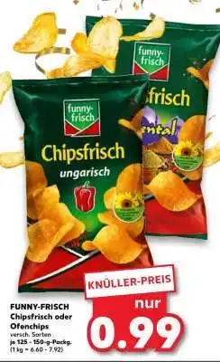 Kaufland FUNNY-FRISCH Chipsfrisch oder Ofenchips Angebot