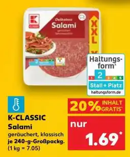 Kaufland K-CLASSIC Salami Angebot