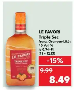 Kaufland Le Favori Triple Sec Angebot