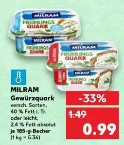 Kaufland Milram Gewürzquark Angebot