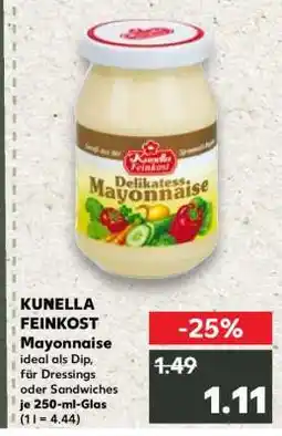 Kaufland Kunella Feinkost Mayonnaise Angebot