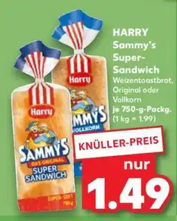 Kaufland HARRY Sammy's Super- Sandwich Angebot