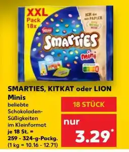Kaufland Smarties KitKat oder Lion Minis Angebot
