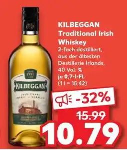 Kaufland Kilbeggan Traditional Irish Whiskey Angebot