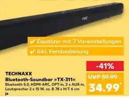 Kaufland TECHNAXX Bluetooth-Soundbar TX-311 Angebot