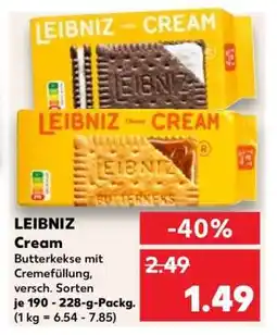 Kaufland LEIBNIZ Cream Angebot