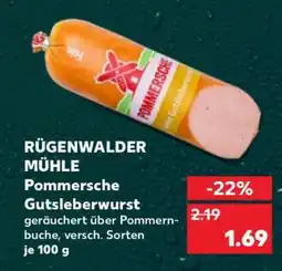 Kaufland Pommersche Gutsleberwurst Angebot