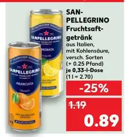 Kaufland San Pellegrino Fruchtsaftgetränk Angebot