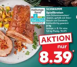 Kaufland SCHWAMM Spießbraten Angebot