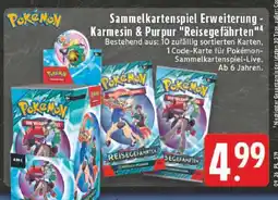 Edeka Sammelkartenspiel Erweiterung - Karmesin & Purpur 'Reisegefährten' Angebot