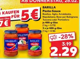 Kaufland Barilla Pasta Sauce Angebot