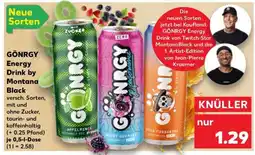 Kaufland GÖNRGY Energy Drink by Montana-Black Angebot