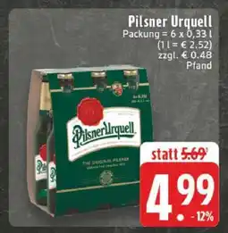 Edeka Pilsner Urquell Angebot