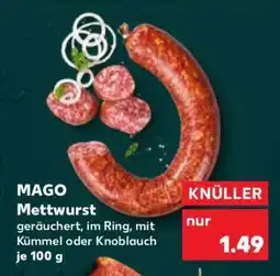 Kaufland MAGO Mettwurst Angebot