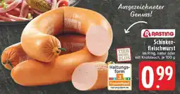 Edeka Rasting Schinkenfleischwurst Angebot