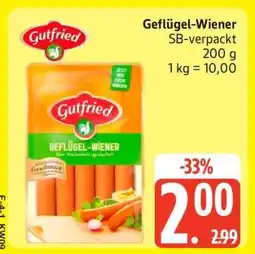 Edeka Geflügel-Wiener Angebot