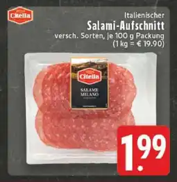 Edeka Italienischer Salami-Aufschnitt Angebot