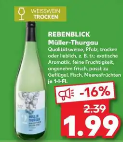 Kaufland REBENBLICK Müller-Thurgau Angebot