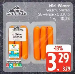 Edeka Mini Wiener Angebot