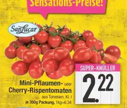 Edeka Mini-Pflaumen- oder Cherry-Rispentomaten Angebot