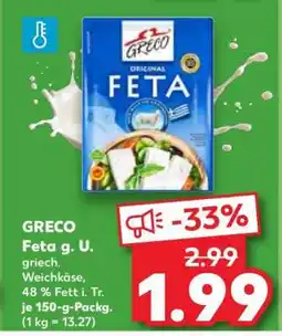 Kaufland GRECO Feta g. U Angebot