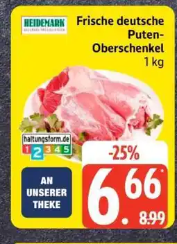 Edeka Frische deutsche Puten-Oberschenkel Angebot