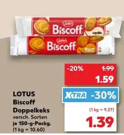 Kaufland LOTUS Biscoff Doppelkeks Angebot