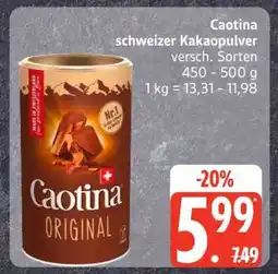 Edeka Caotina Original Angebot