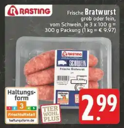Edeka Rasting Frische Bratwurst Angebot