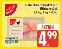 Edeka Hähnchen Schenkel mit Rückenstück Angebot