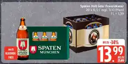 Edeka Spaten Hell oder Franziskaner Angebot