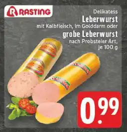 Edeka Rasting Leberwurst Angebot