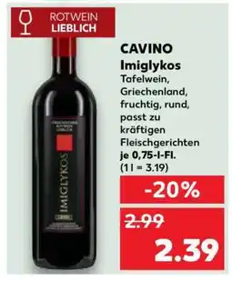 Kaufland CAVINO Imiglykos Angebot