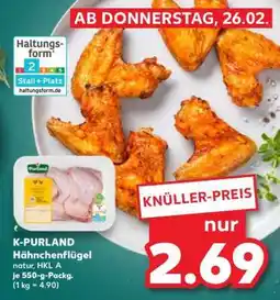 Kaufland K-PURLAND Hähnchenflügel Angebot