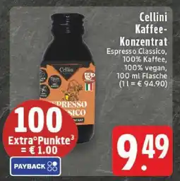 Edeka Cellini Kaffee-Konzentrat Angebot