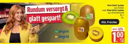 Edeka Kiwi Gold Jumbo oder Kiwi Grün Jumbo Angebot