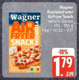 Edeka Wagner Rustipani oder Airfryer Snack Angebot