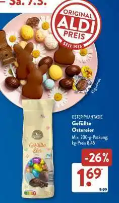 Aldi Süd OSTER PHANTASIE Gefüllte Ostereier Angebot