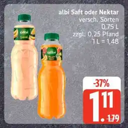 Edeka Albi Saft oder Nektar Angebot