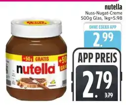 Edeka nutella Angebot