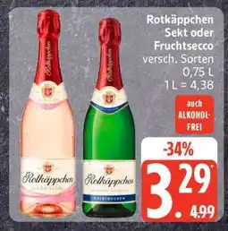 Edeka Rotkäppchen Sekt oder Fruchtsecco Angebot