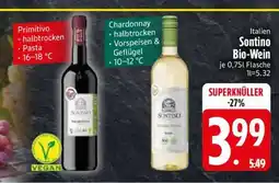Edeka SONTINO Bio-Wein Angebot