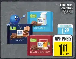 Edeka Ritter Sport Schokolade Angebot