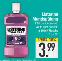 Edeka LISTERINE Mundspülung Angebot