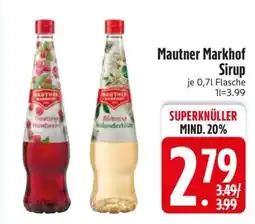 Edeka Mautner Markhof Sirup Angebot