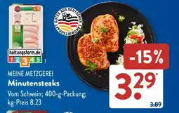 Aldi Süd Minutensteaks Angebot