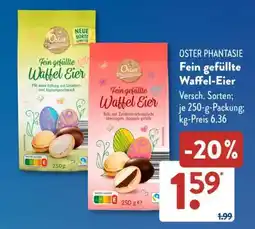 Aldi Süd OSTER PHANTASIE Fein gefüllte Waffel-Eier Angebot