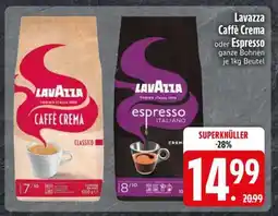 Edeka Lavazza Caffe Crema oder Espresso Angebot